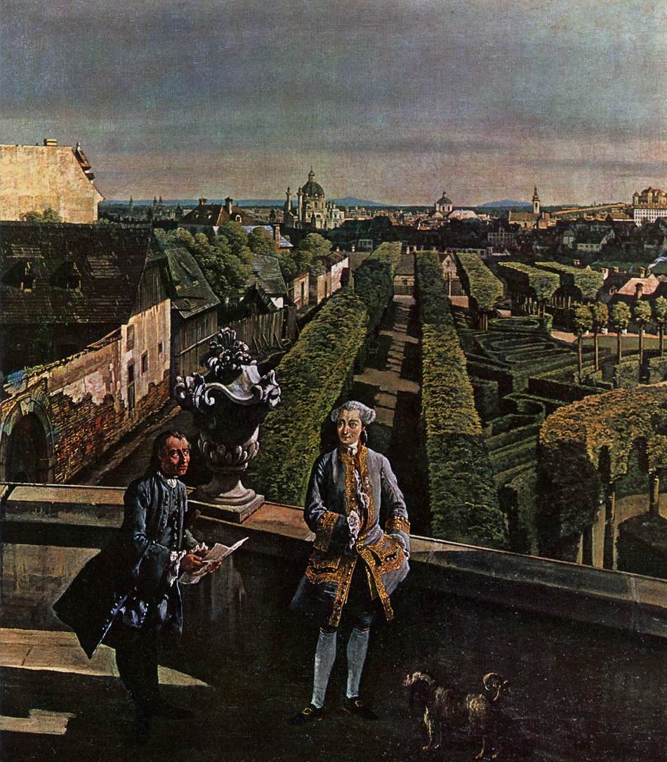 Wien, Panorama vom Palais Kaunitz von Bernardo Bellotto