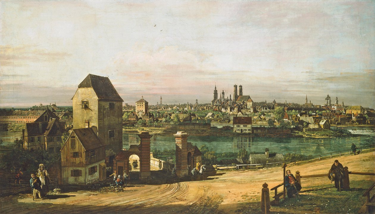 Ansicht von München, ca. 1761 von Bernardo Bellotto