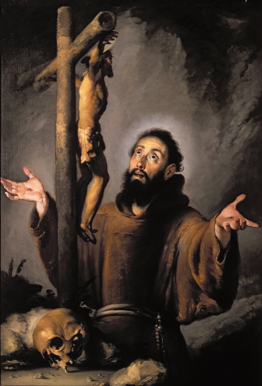 Heiliger Franziskus von Bernardo Strozzi
