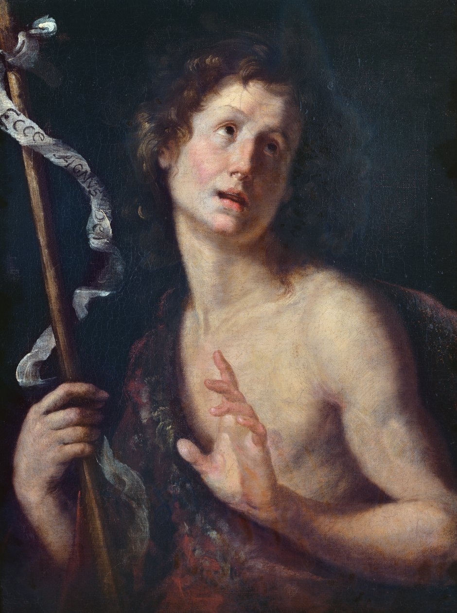 Johannes der Täufer von Bernardo Strozzi