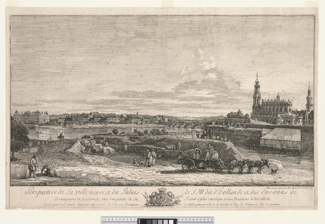 Ansicht von Dresden von Bernardo Bellotto