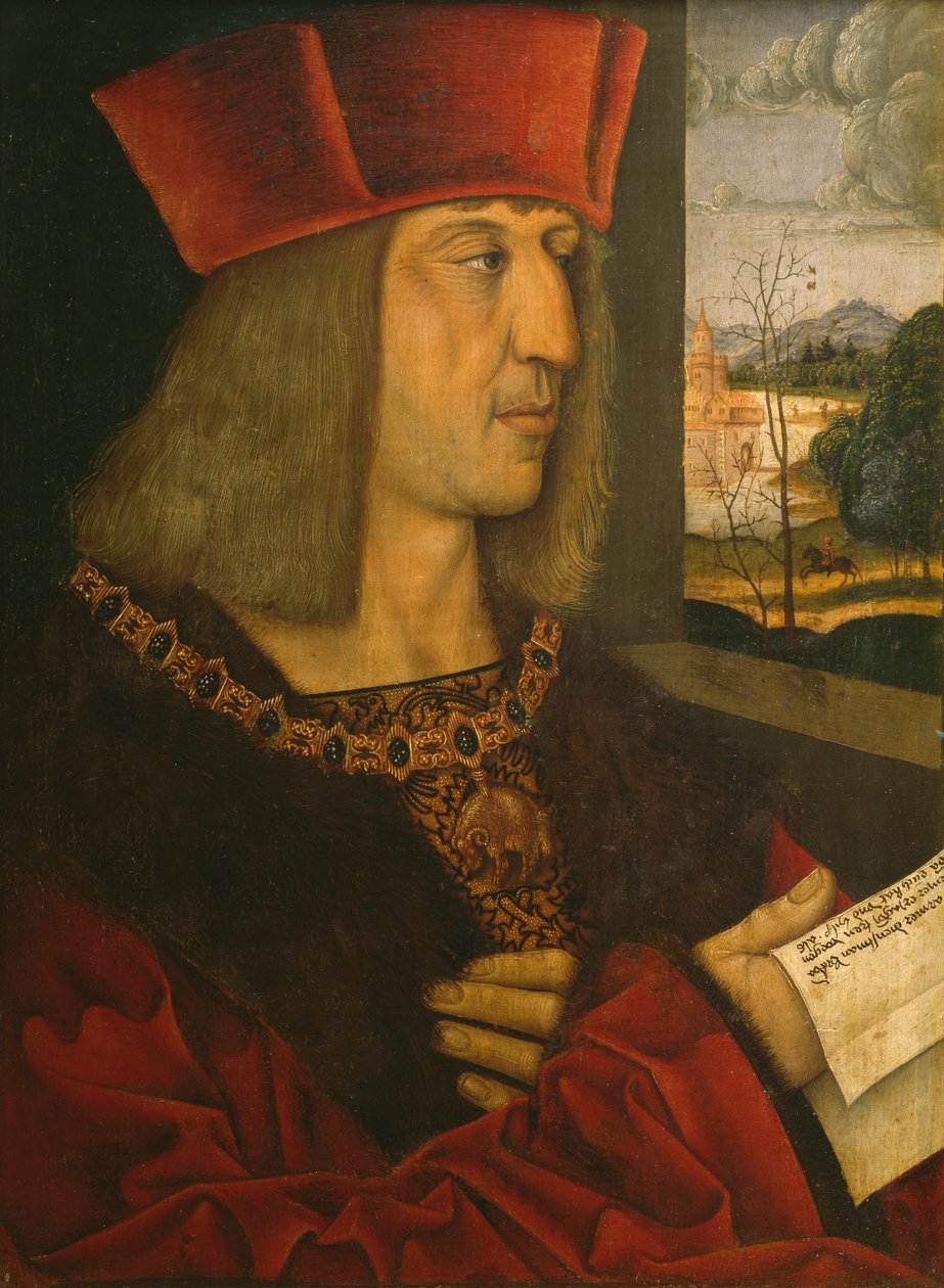 Kaiser Maximilian I., Kopie eines verlorenen Originals von Bernhard Strigel