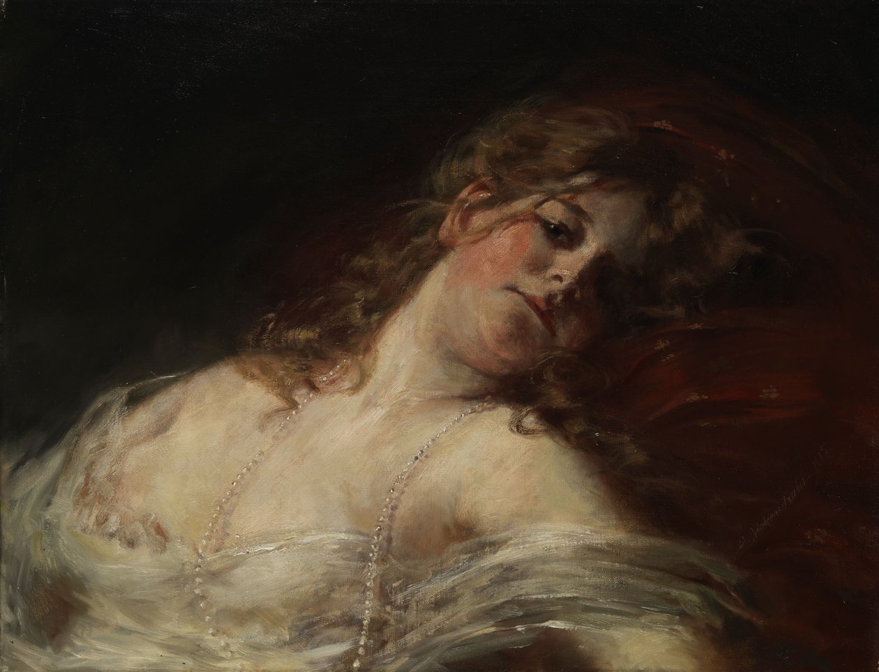 Ruhendes Mädchen von Bernhard Zickendraht