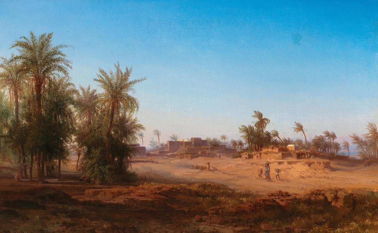 Eine Szene aus Ägypten von Bernhard Fiedler
