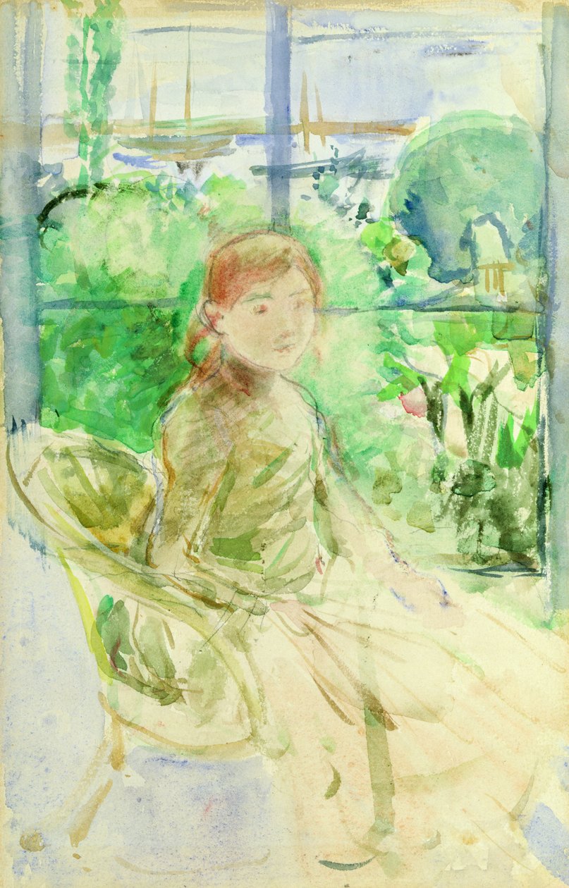 Innenraum eines Cottages, 1886 von Berthe Morisot