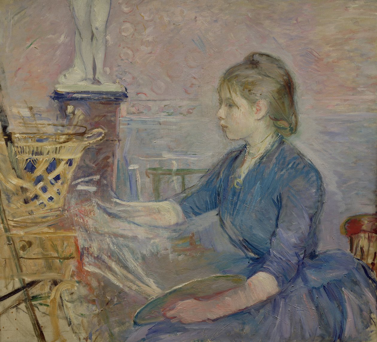 Paule Gobillard (1867-1946) beim Malen von Berthe Morisot