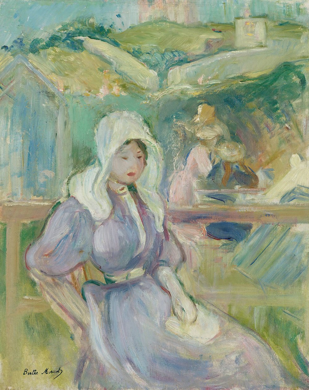 Am Strand von Portrieux von Berthe Morisot
