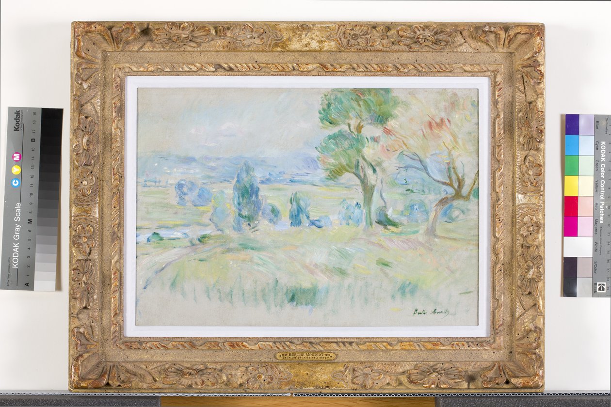 Das Seine-Tal bei Mézy, 1891 von Berthe Morisot