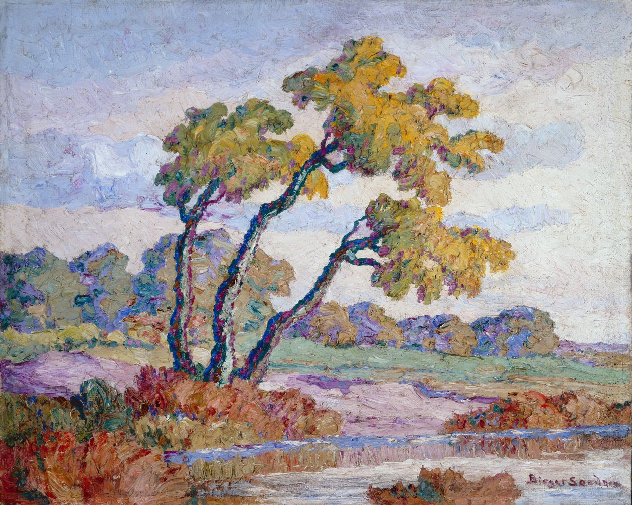 Kansas-Landschaft von Birger Sandzen