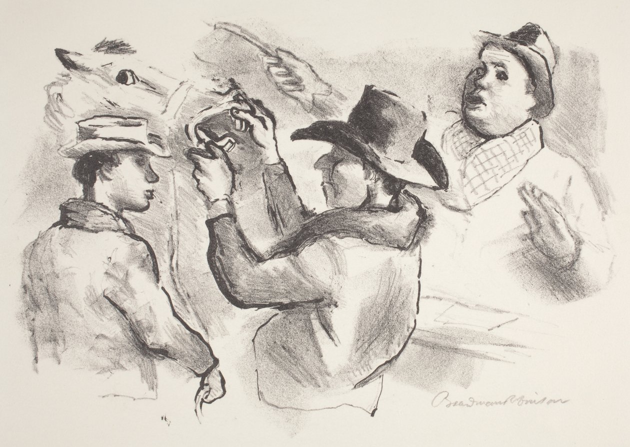 Pferdeauktion von Boardman Robinson