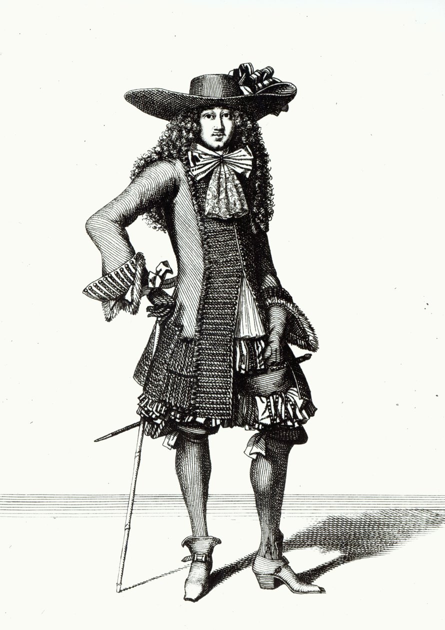 Das Sommer-Schwertkleid, 1675 von Nicolas Bonnart