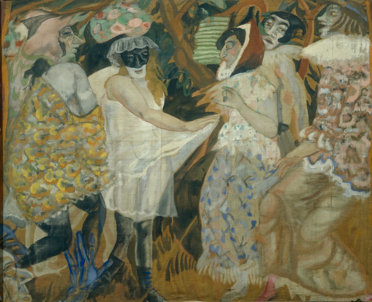 Maskerade, 1913-1914 von Boris Dmitrievich Grigoriev