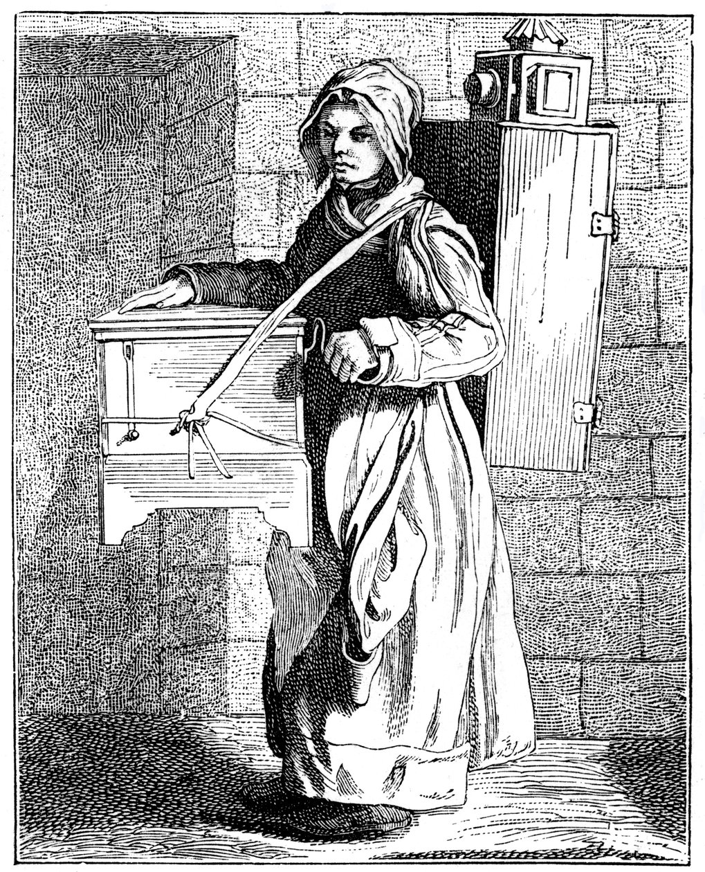 Der Orgelspieler, 1737-1742 von Bouchardon