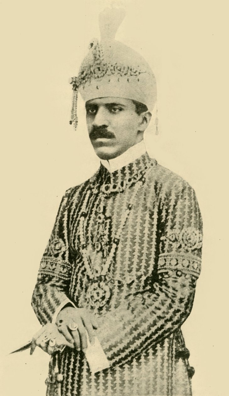 Der Nizam von Hyderabad, ca. 1911, ca. 1920 von Bourne and Shepherd