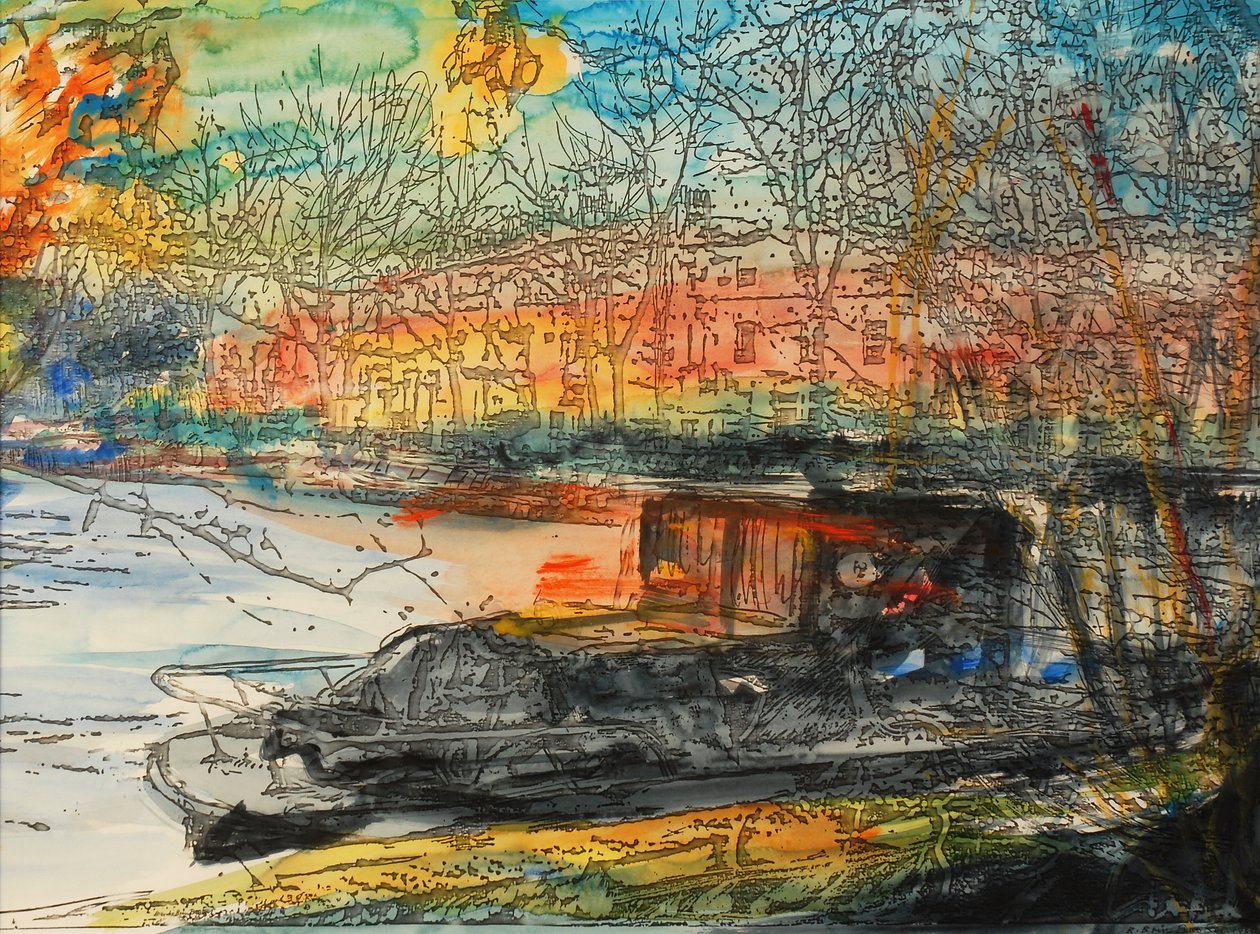 Winter, Little Venice von Brenda Brin Booker