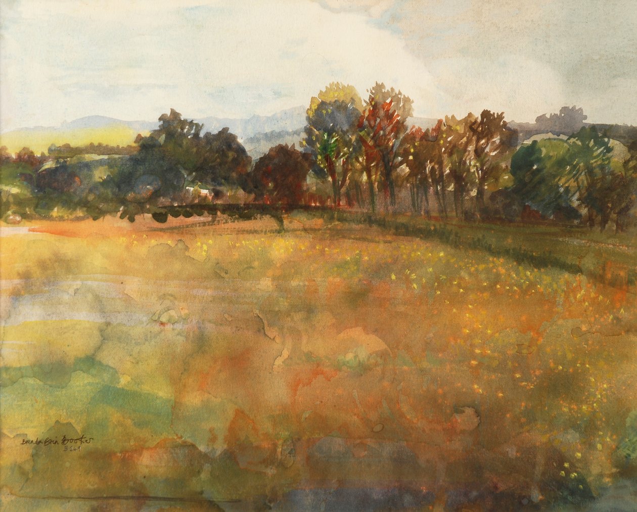 Früher Herbst, Suffolk von Brenda Brin Booker