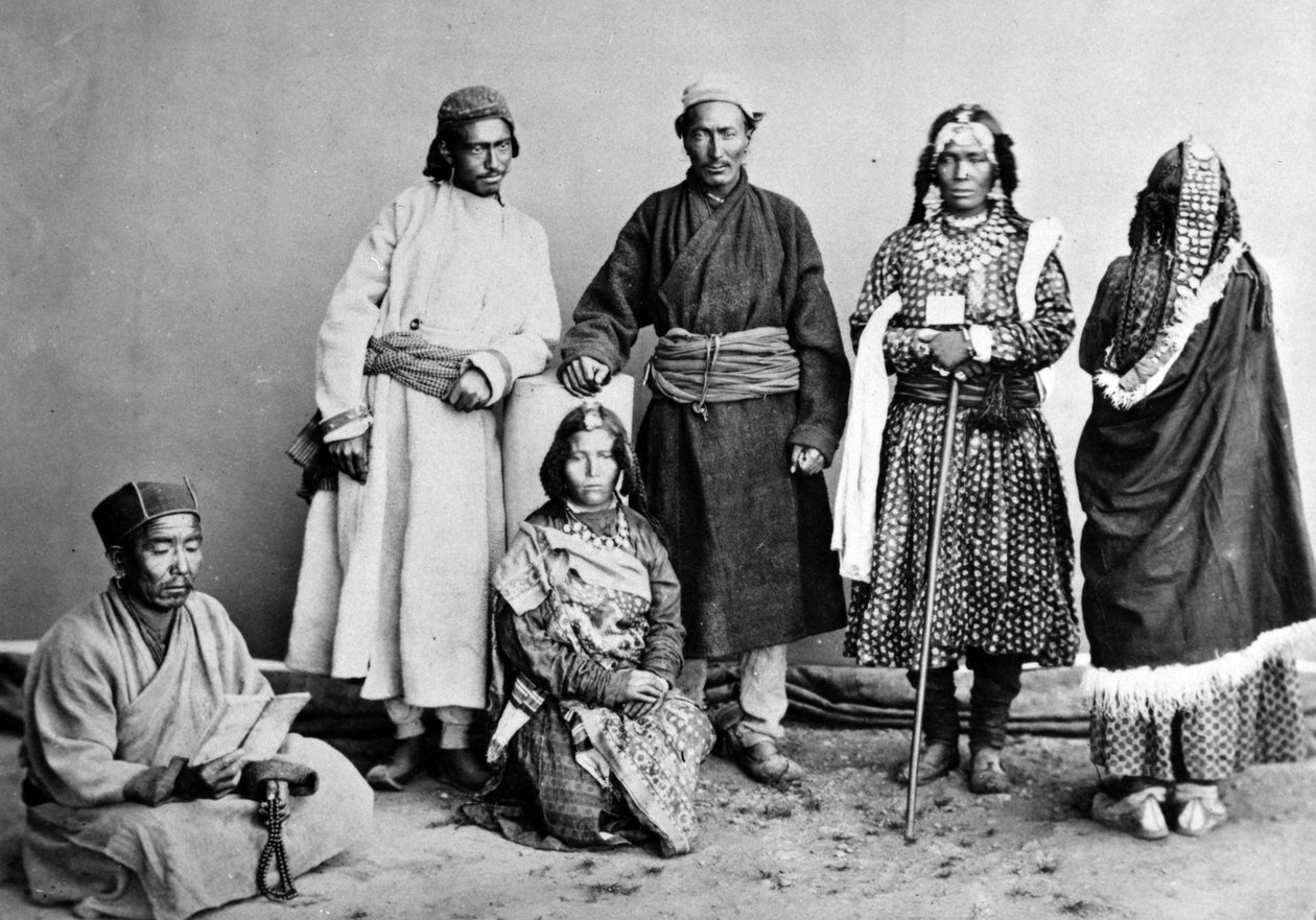 Bot-Leute von Ladakh, ca. 1860er von British Photographer