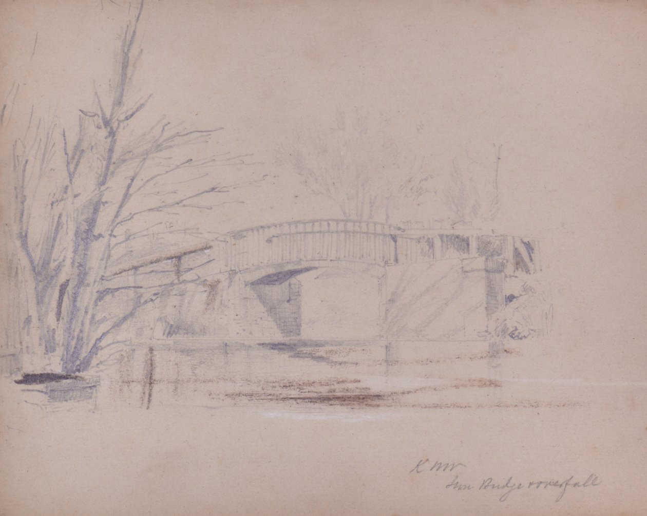 Eingleisige Eisenbahnbrücke von British School