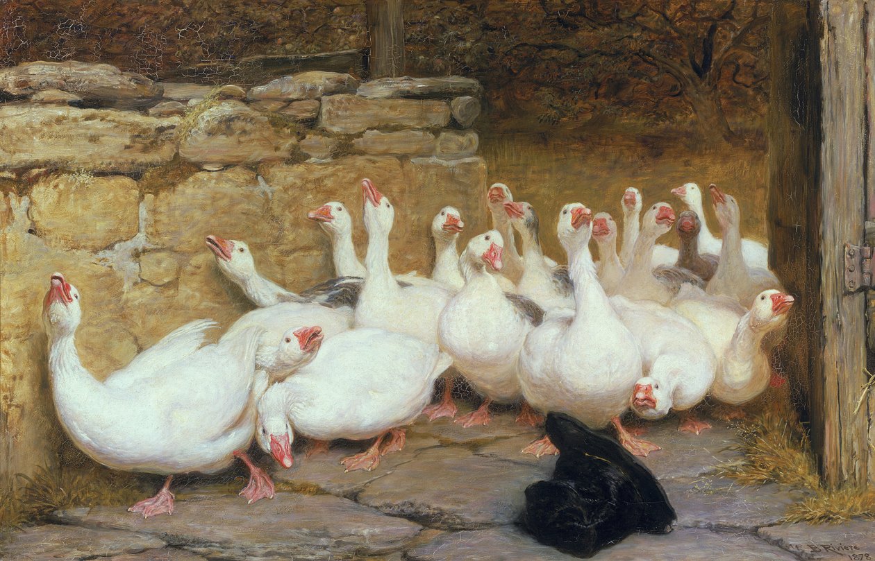 Ein besorgter Moment, 1878 von Briton Riviere
