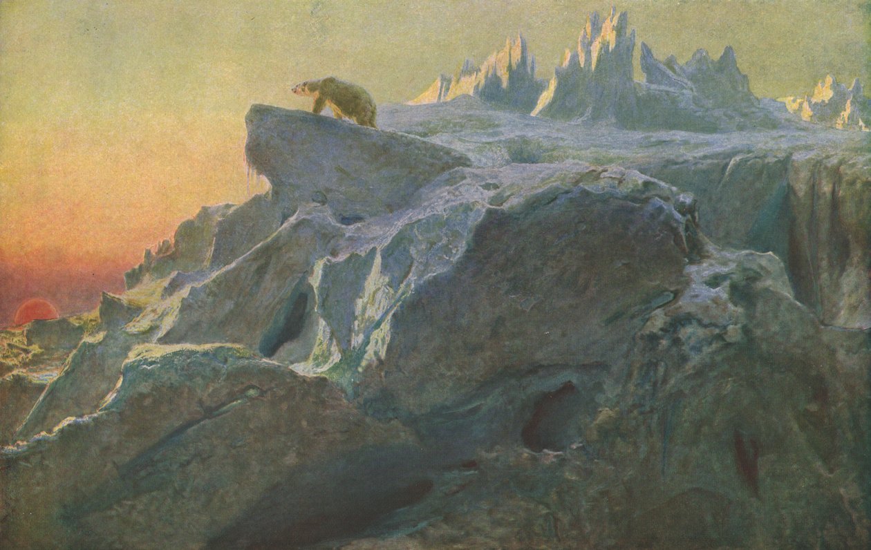 Jenseits der menschlichen Fußspuren, um 1894, um 1930 von Briton Riviere