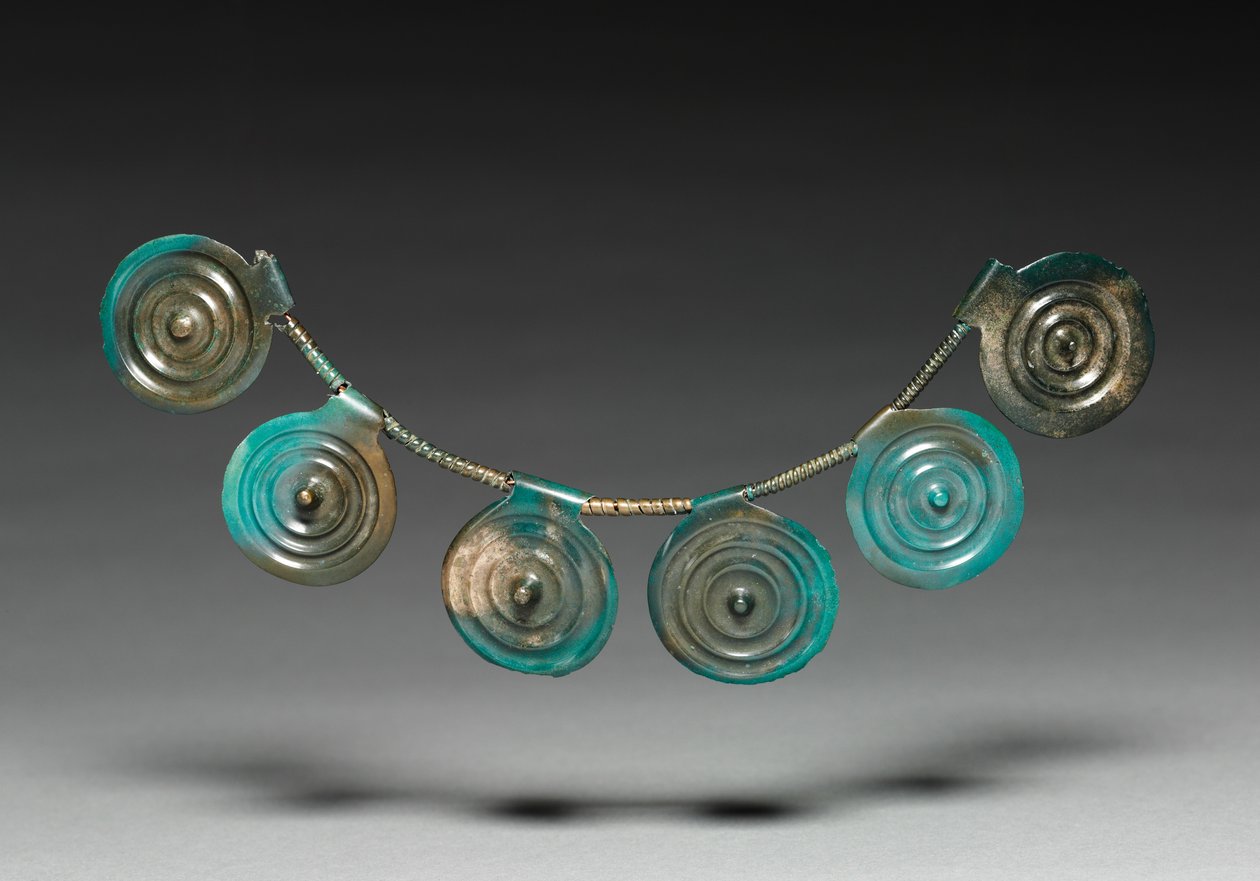 Elemente einer Halskette, ca. 1400-1300 v. Chr. von Bronze Age