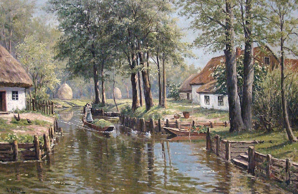 Blick in den Spreewald von Bruno Moras