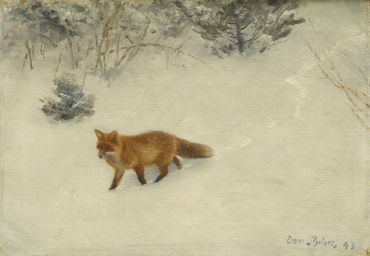 Der Fuchs, 1893 von Bruno Andreas Liljefors