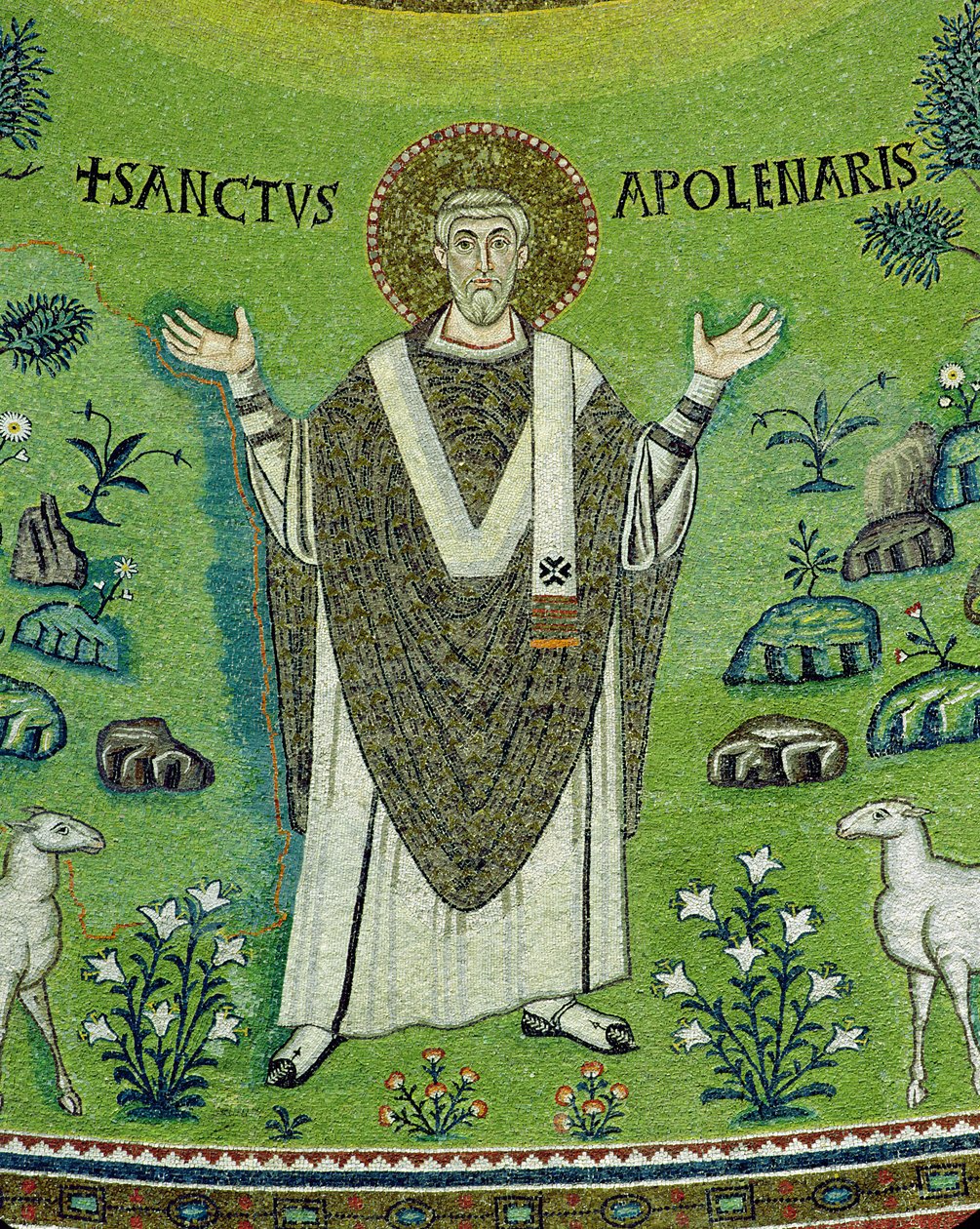 St. Apollinare (Mosaik) von Byzantine School