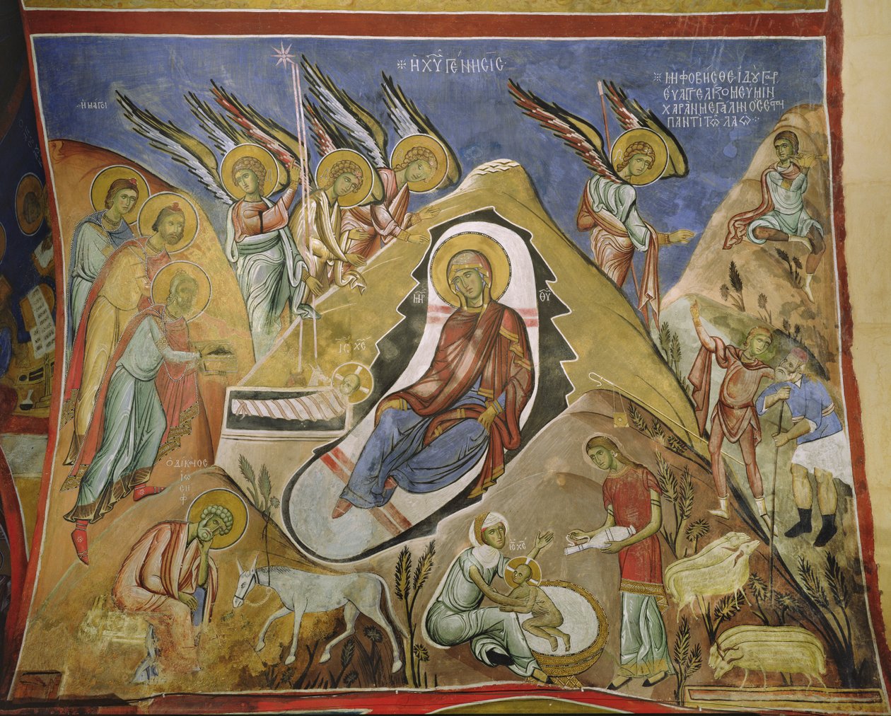 Die Anbetung der Könige von Byzantine School