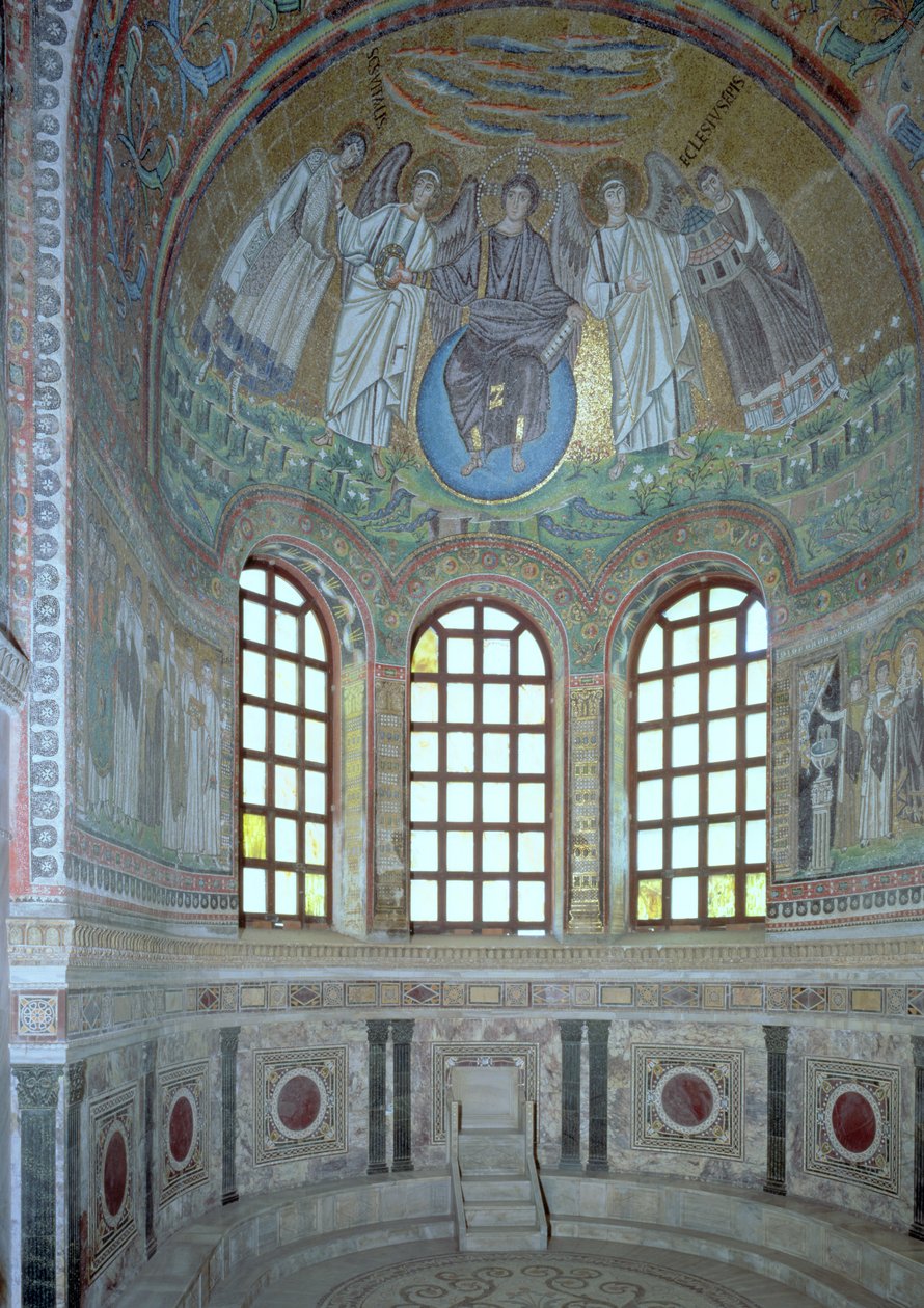 Innenansicht der Apsis, 6. Jahrhundert von Byzantine School