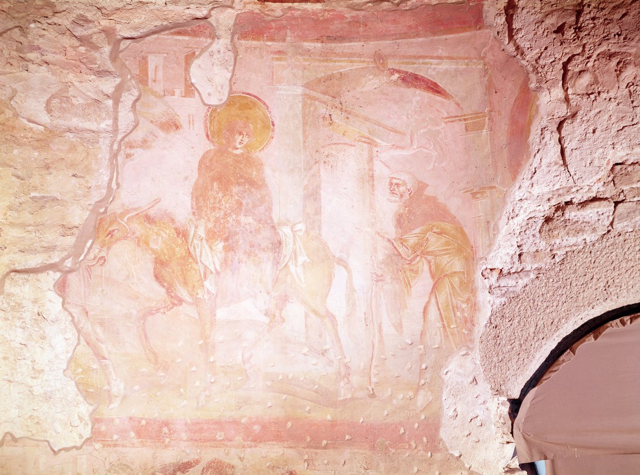 Die Flucht nach Ägypten von Byzantine School