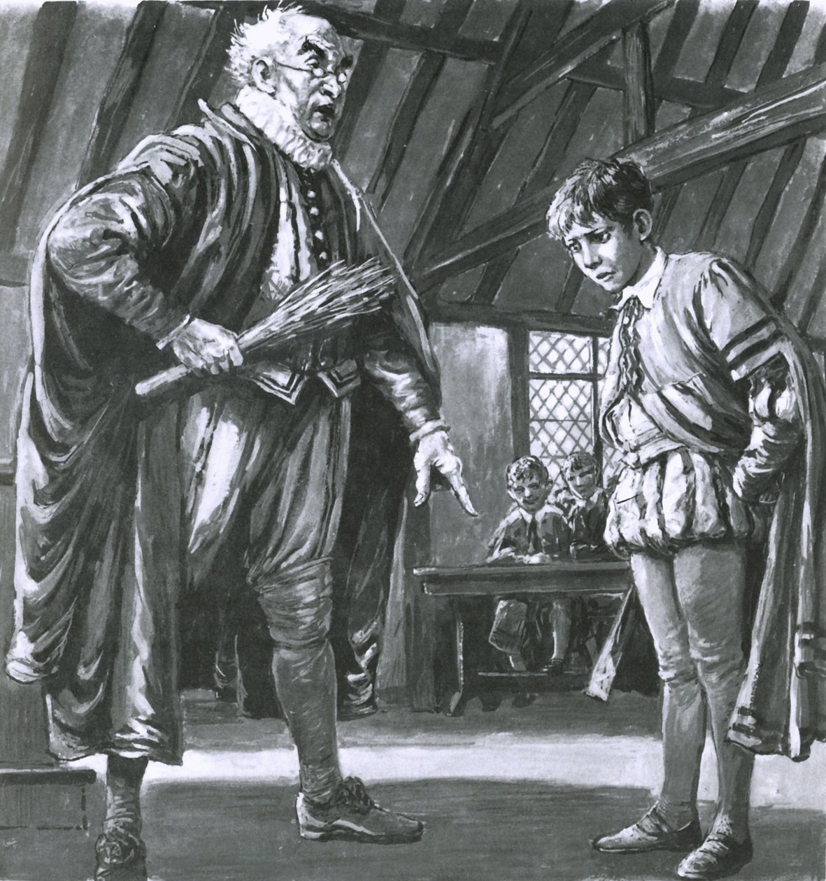 Shakespeare wird als Junge diszipliniert von C.L. Doughty