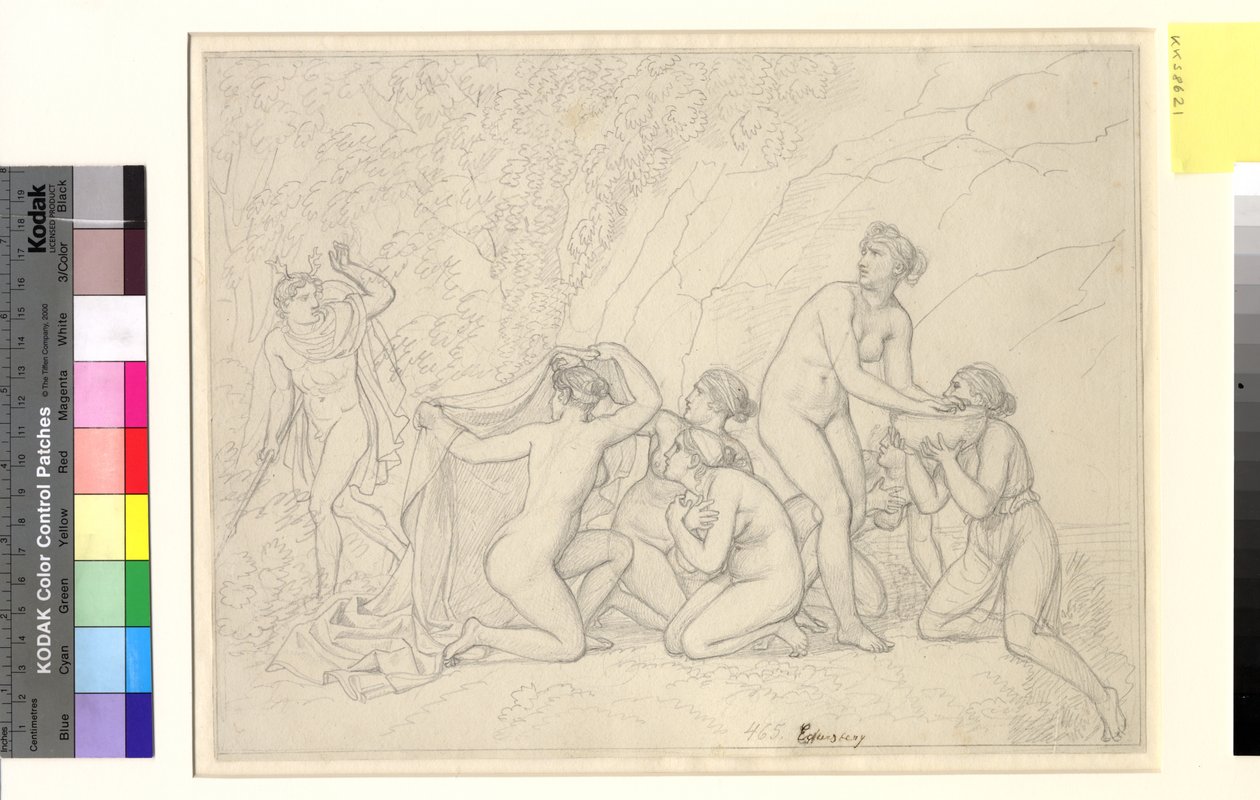 Diana und Aktäon von Christoffer Wilhelm Eckersberg