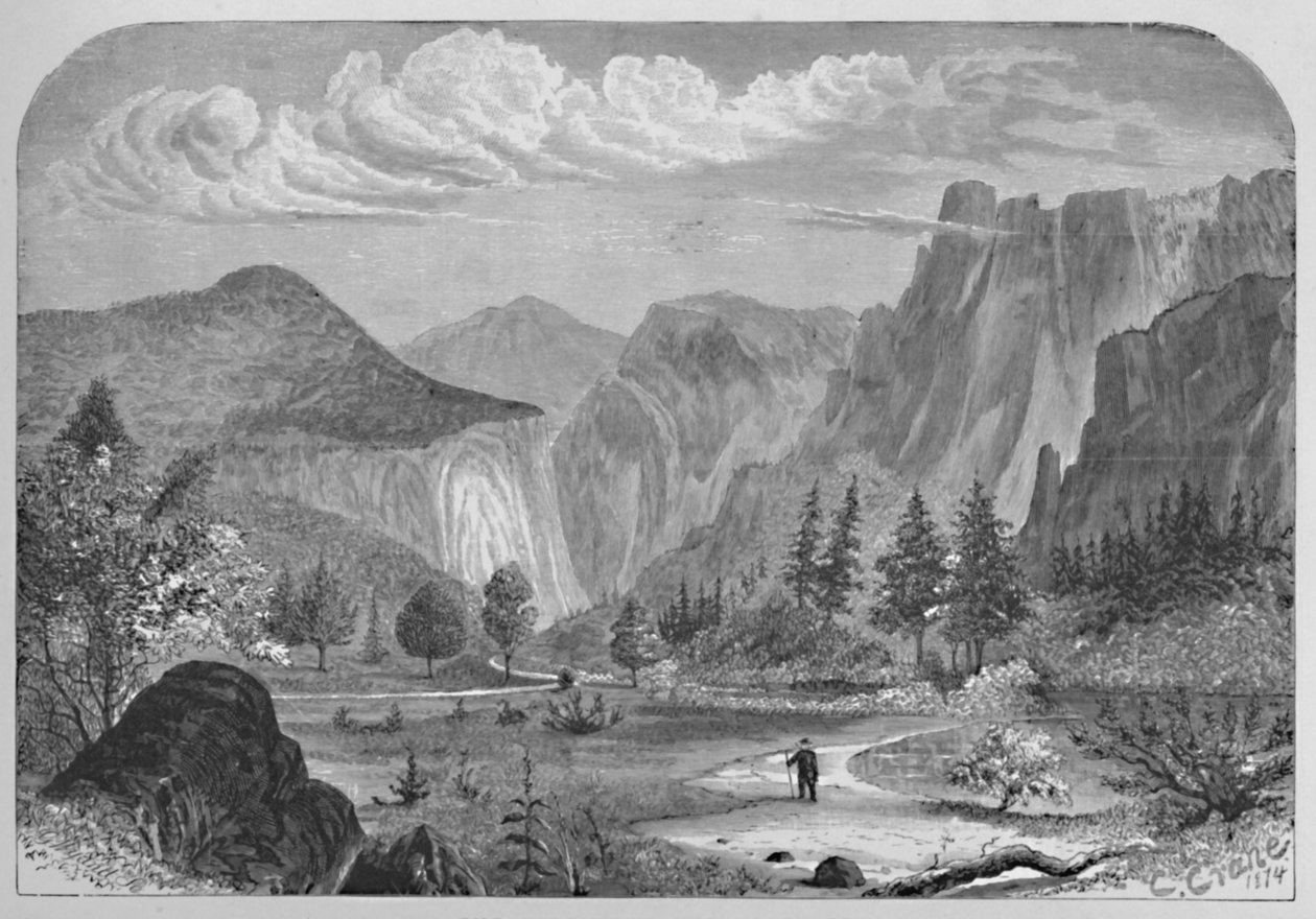 Das Tal des Yosemite von C Crane