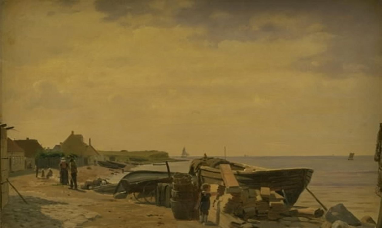 Küstenpartie bei Korsør von C. Eckardt
