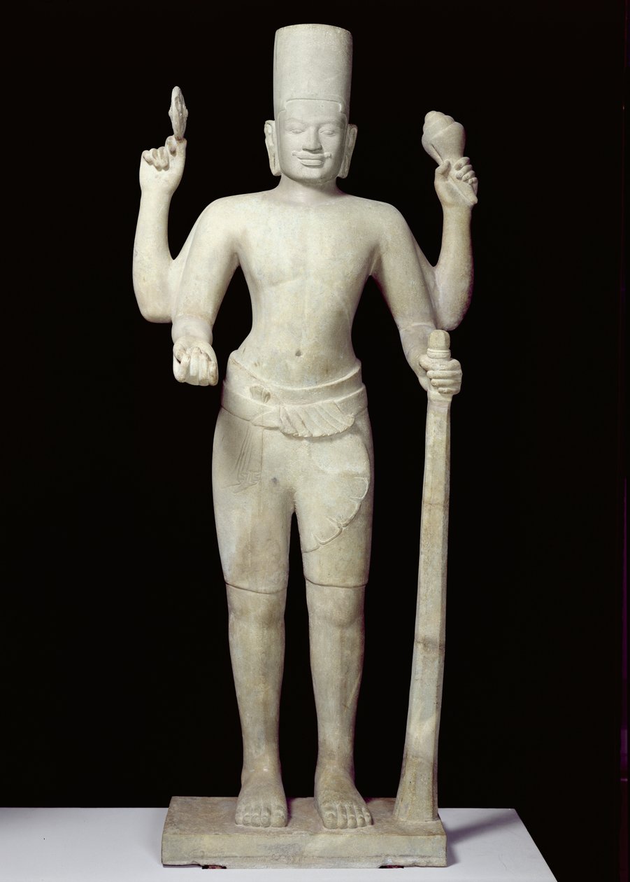 Vishnu, 1. - 9. Jahrhundert von Cambodian School