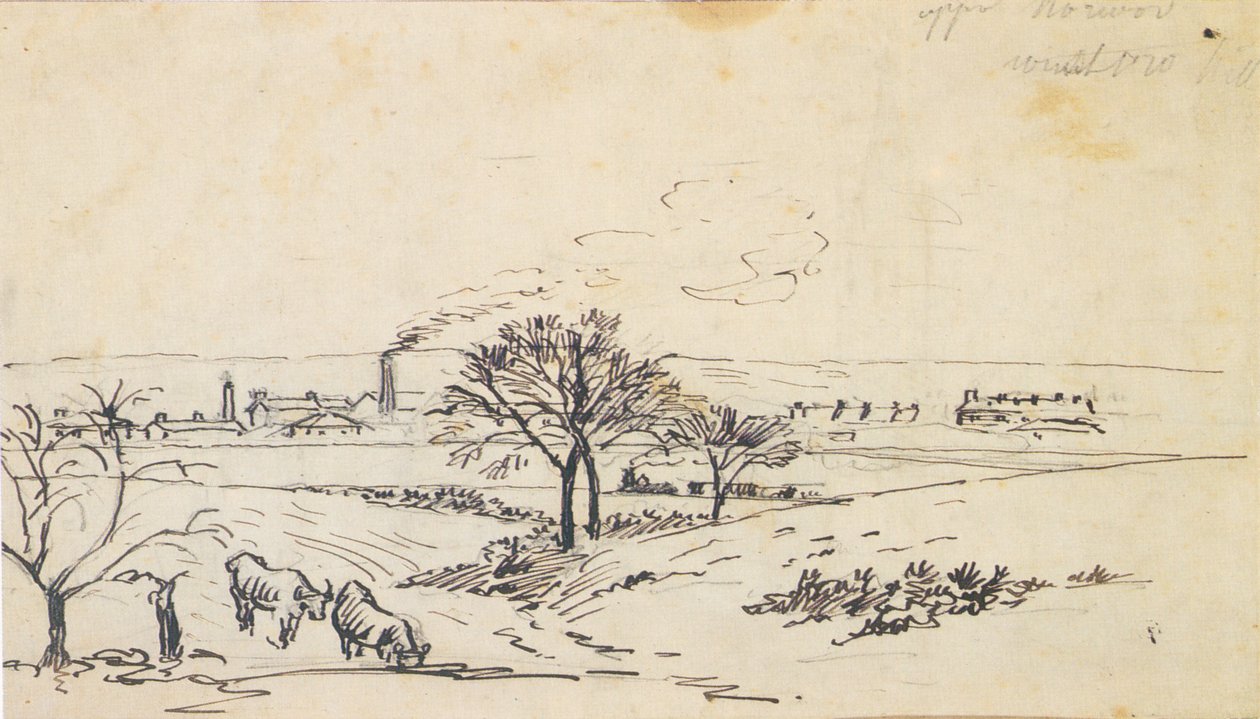 Blick von Upper Norwood von Camille Jacob Pissarro