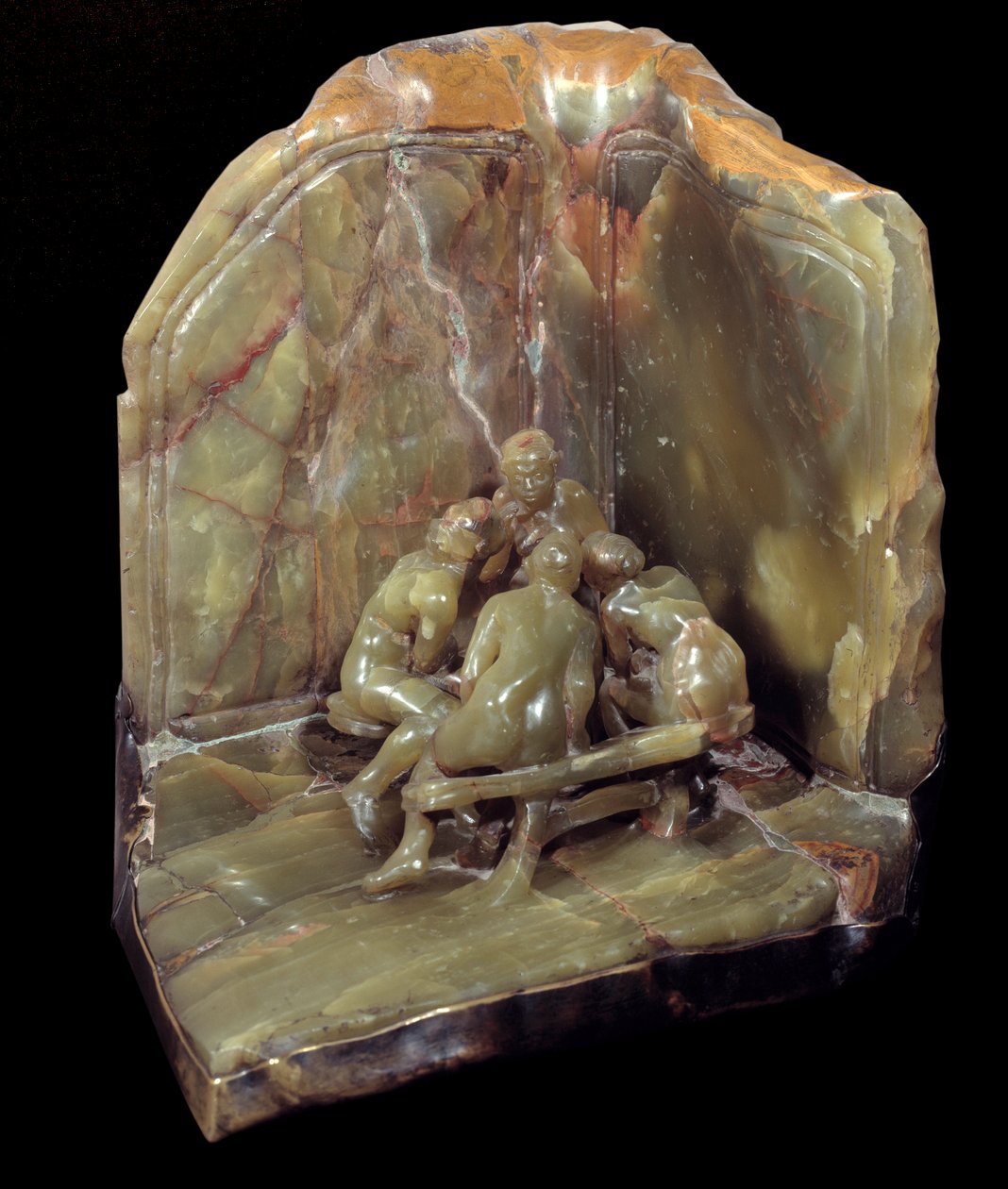 Die Plauderer 1897 (Bronze und Onyx) von Camille Claudel