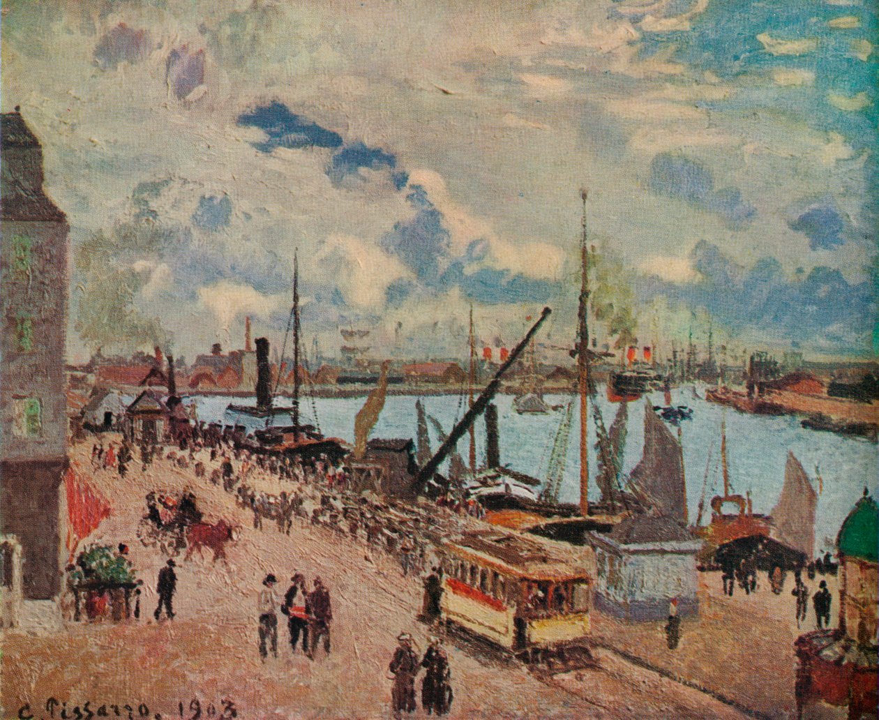 Äußerer Hafen von Le Havre, 1903 von Camille Jacob Pissarro
