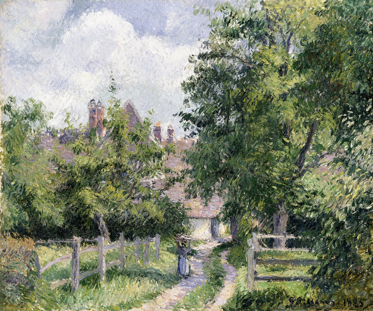 Saint-Martin, nahe Gisors, 1885 von Camille Jacob Pissarro