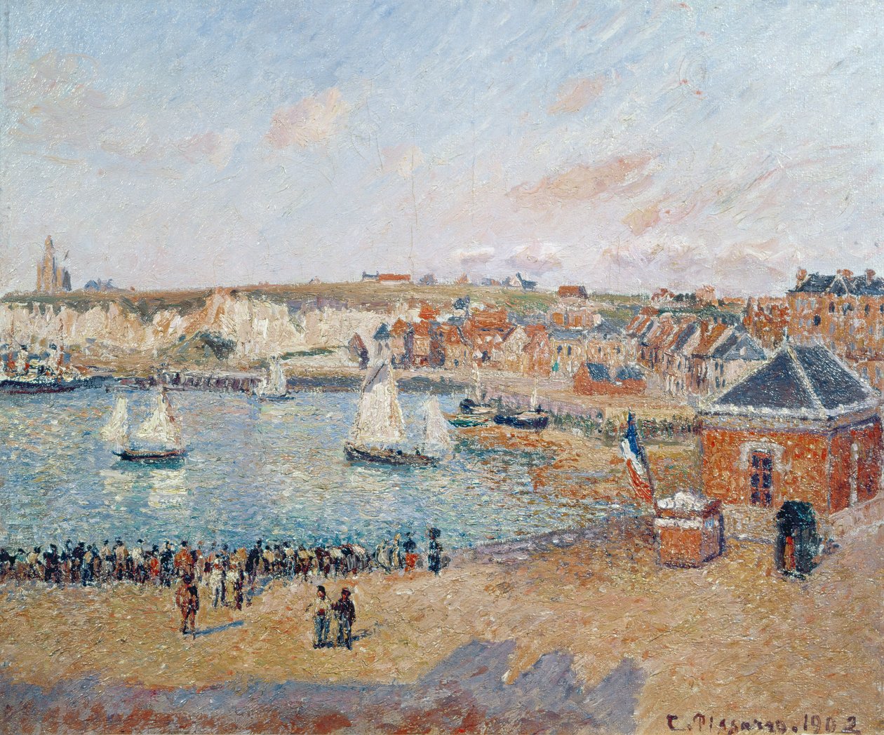 Der äußere Hafen von Dieppe, 1902 von Camille Jacob Pissarro