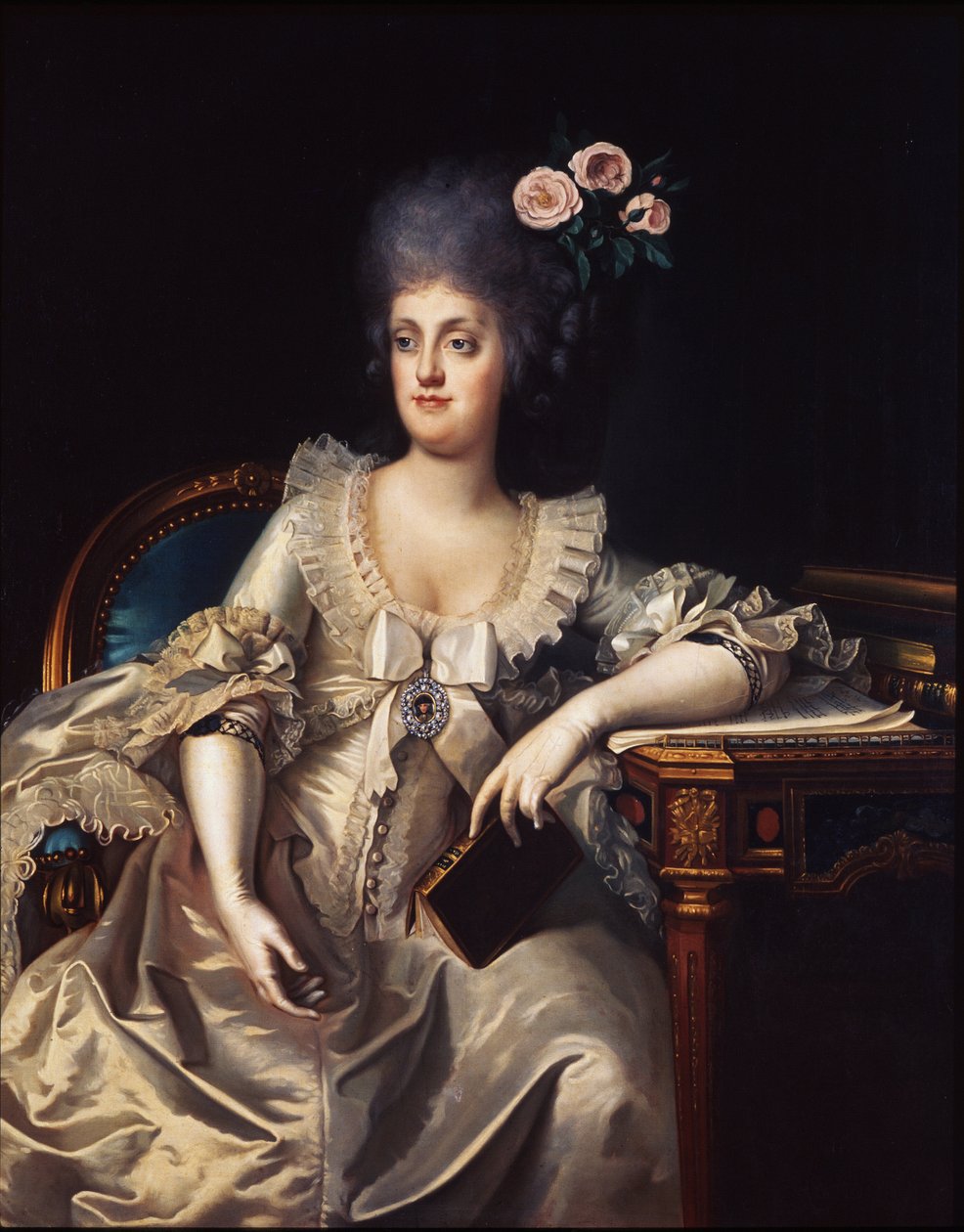 Porträt von Maria Karolina von Österreich von Camillo Landini