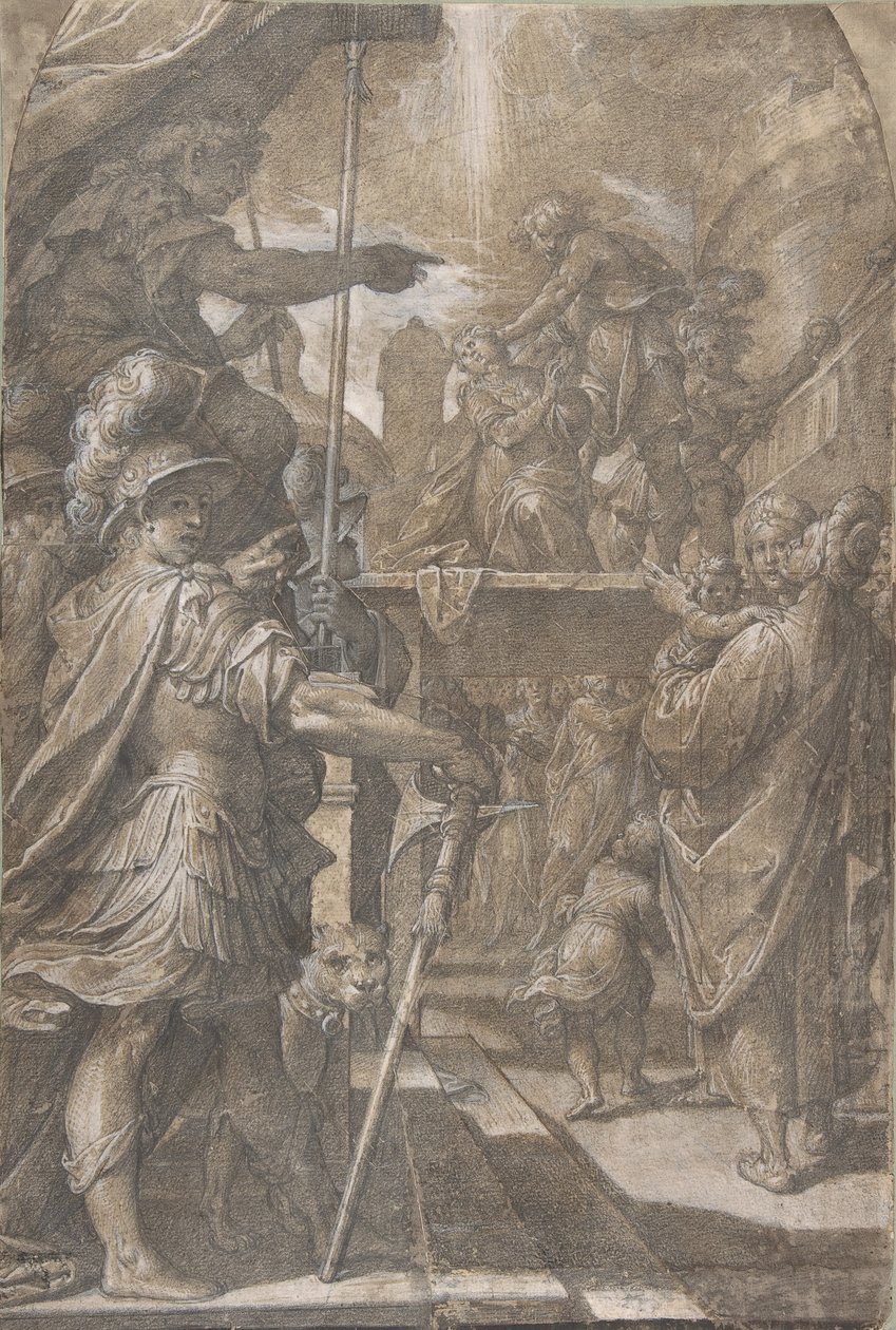 Martyrium einer Heiligen Agnes von Camillo Procaccini