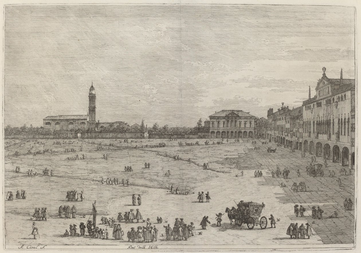 Pra della Valle von Canaletto