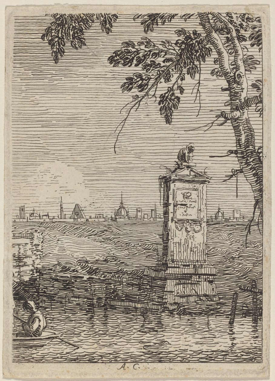 Das kleine Denkmal von Canaletto