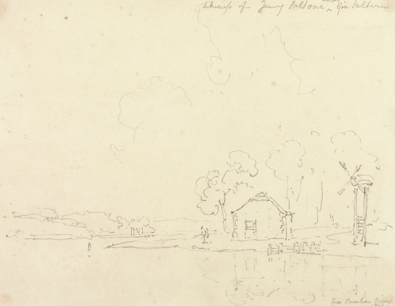 Vom Beaulieu River, Hampshire von Capt. Thomas Hastings