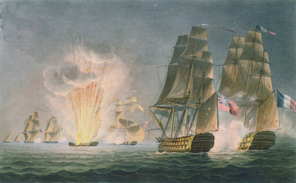 Eroberung der Rivoli, 22. Februar 1812, graviert von T. Sutherland für 
