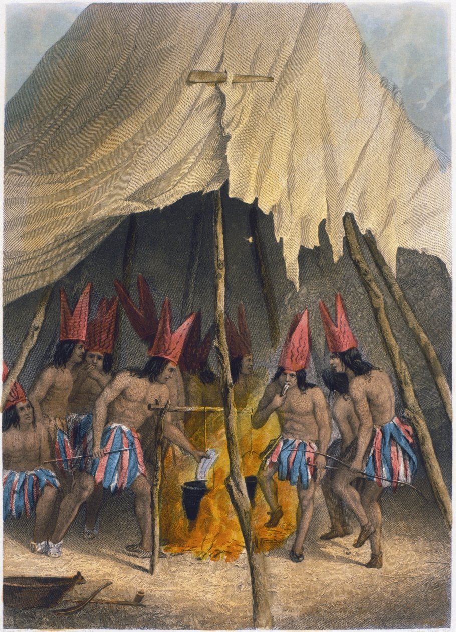 Tanz zum Riesen, 1853 von Captain Seth Eastman