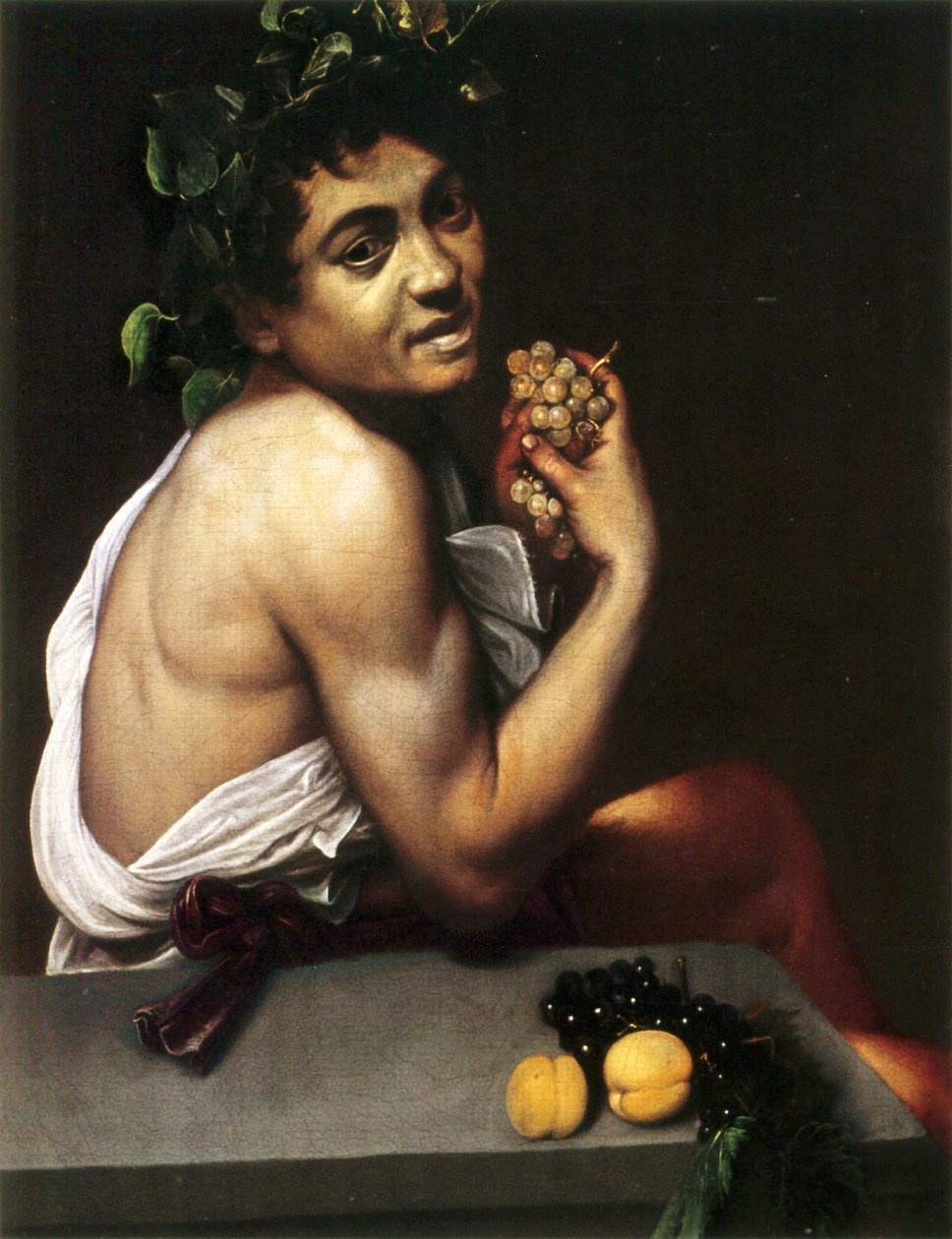 Selbstporträt als Bacchus von Caravaggio