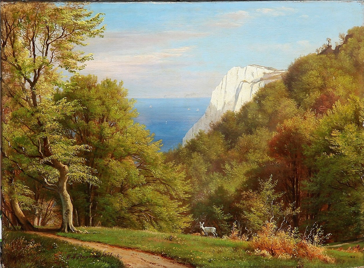 Sommertag auf Møns Klint von Carl Frederick Aagaard